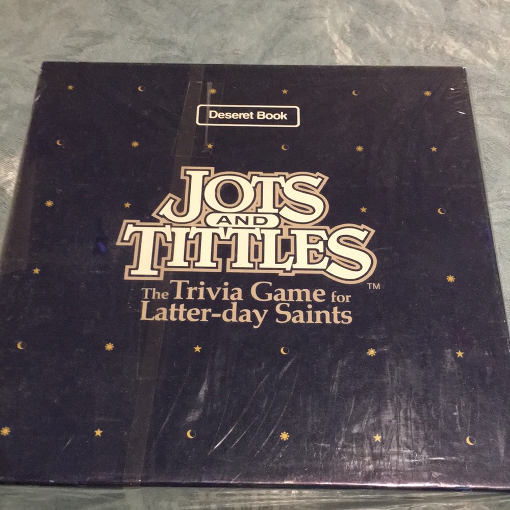 Deseret Book Jots & Tittles Latter-Day Saints Trivia Game 1984 Vintage Complete